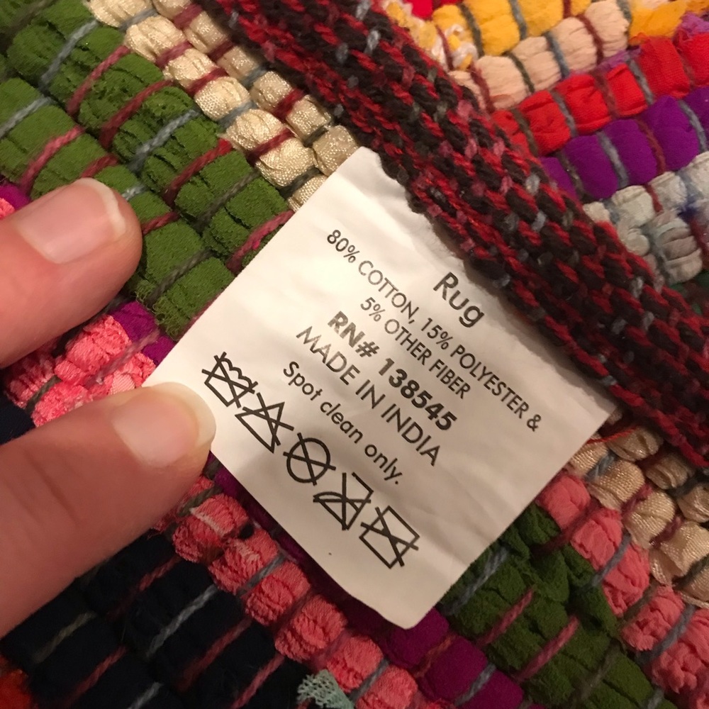 Chindi | Colorful Woven Rag Rug - Picture 5 of 5